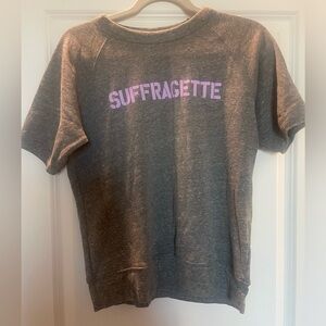 Clare V Gray Suffragette Sweater